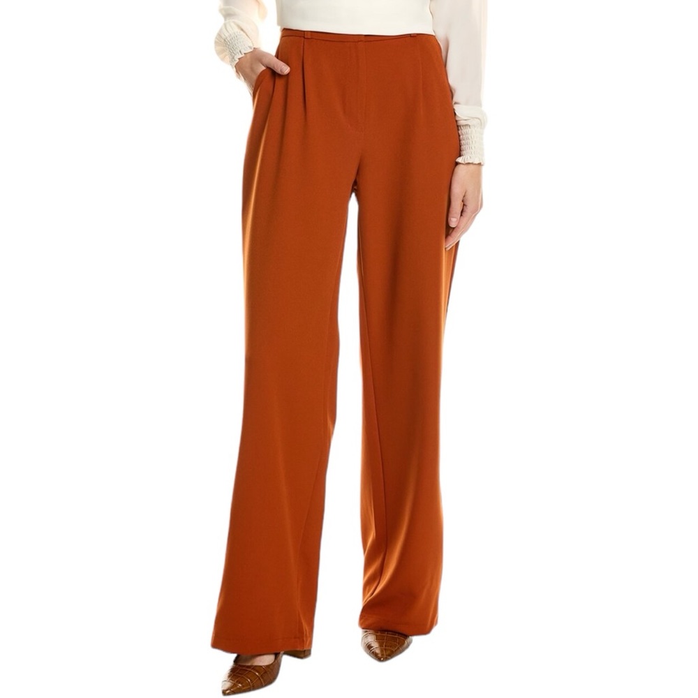 Trendyol NWT Women’s‎ Burnt Orange Wide Leg Trousers   SZ 42(US 10)